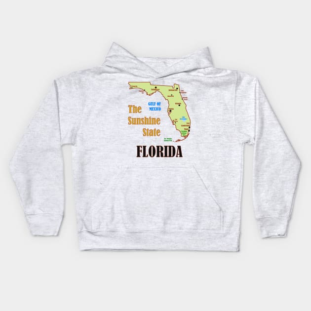 Florida Kids Hoodie by Pr0metheus